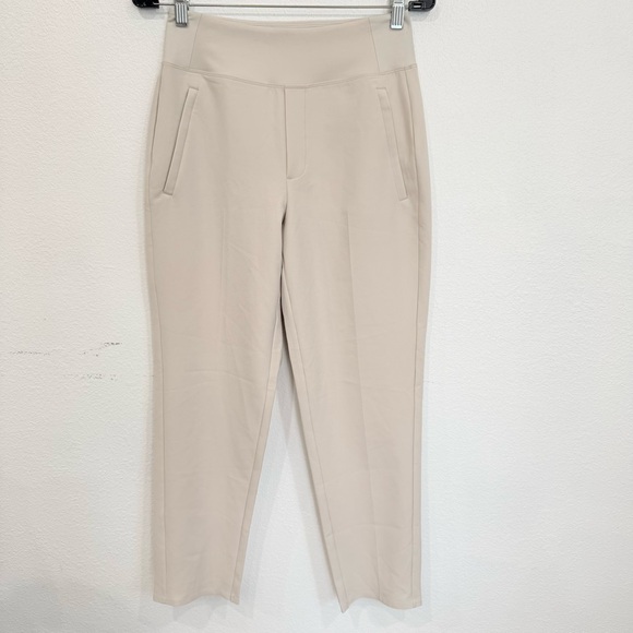 Athleta Endless Pant High Rise Ankle Beige Tan Women’s Size 6 - Picture 3 of 5